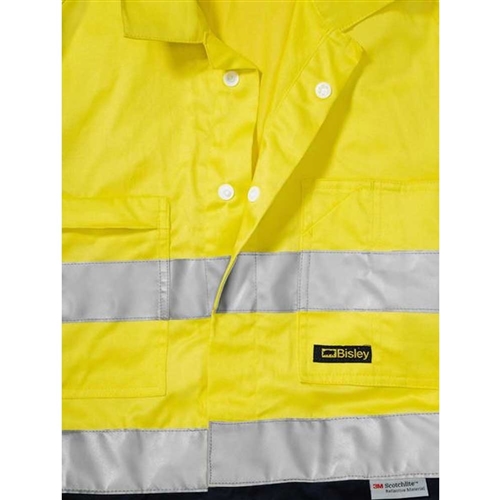 Bisley Hi-Vis Lightweight Hoop Tape Overalls