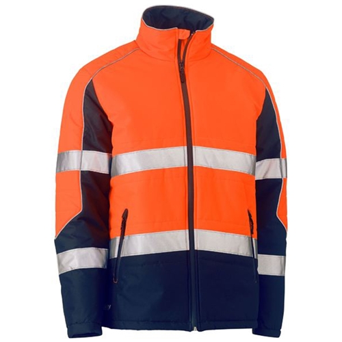 Bisley Taped Two Tone Hi-Vis Puffer Jacket