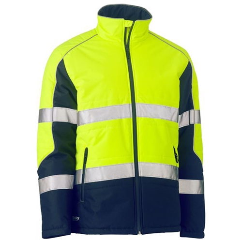Bisley Taped Two Tone Hi-Vis Puffer Jacket
