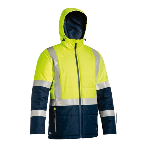 Bisley Taped 2 Tone Hi Vis Puffer Jacket