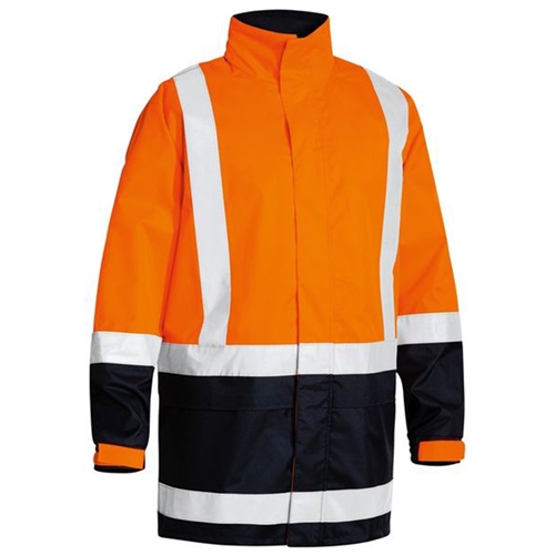 Bisley Taped Hi-Vis Rain Shell Jacket