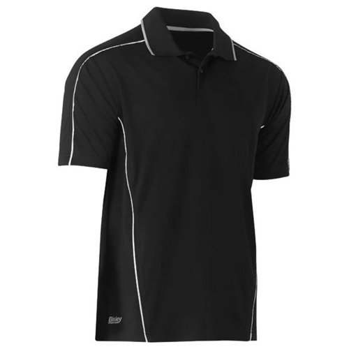 Bisley Cool Mesh Polo Shirt with Reflective Piping