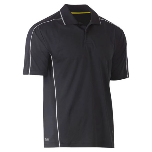 Bisley Cool Mesh Polo Shirt with Reflective Piping