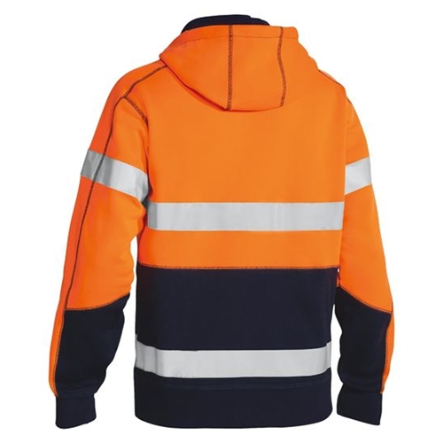 Bisley Taped Hi Vis Fleece Hoodie