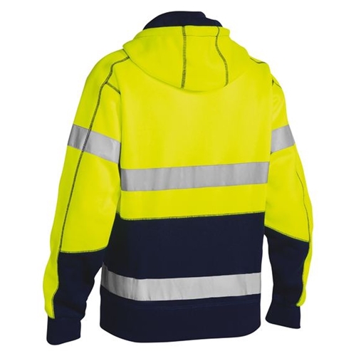 Bisley Taped Hi Vis Fleece Hoodie