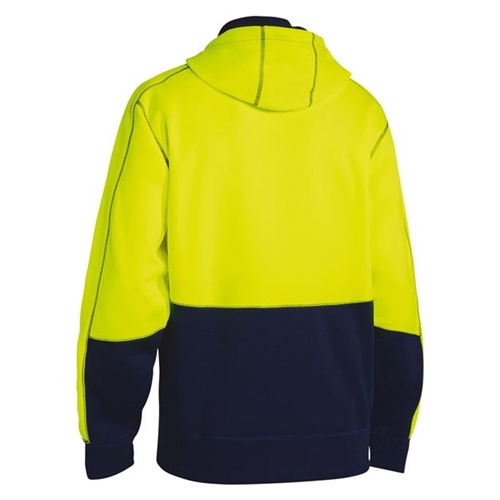 Bisley Hi Vis Fleece Hoodie