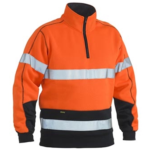Bisley Taped Hi Vis Fleece Pullover