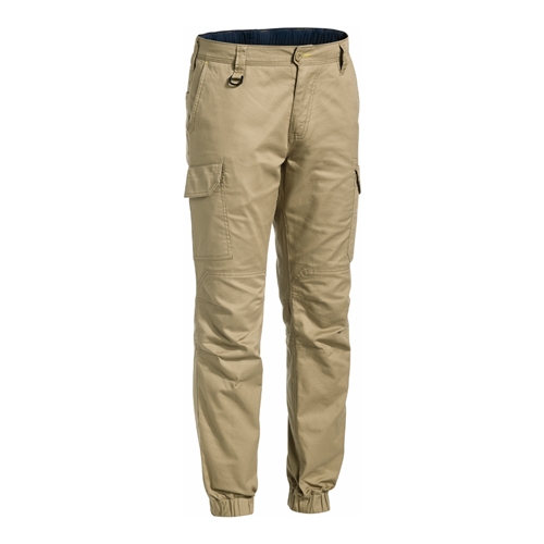 Bisley Ripstop Stove Pipe Engineered Cargo Pant with Elasticated Back Waist