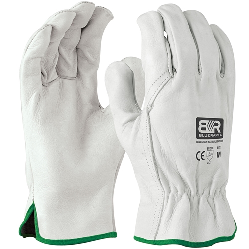 Blue Rapta Premium Leather Riggers Gloves