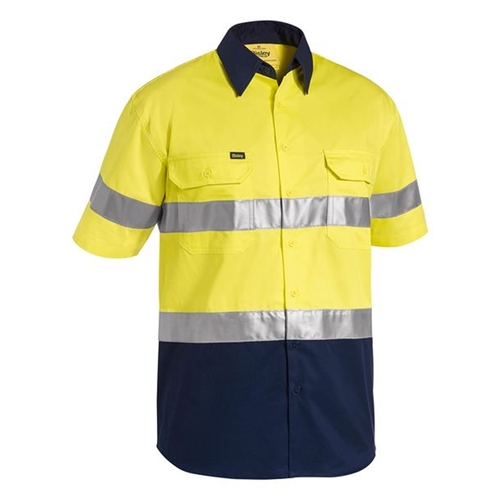 Bisley Taped Two Tone Hi Vis Cool Lightweight S/S Shirt