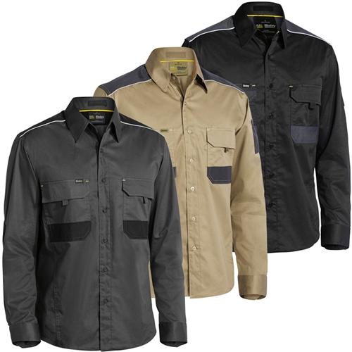 Bisley Flex & Move Mechanical Stretch Shirt L/S