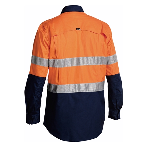 Bisley 3M Taped Hi Vis 2 Tone X Airflow Ripstop Shirt