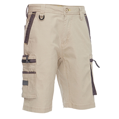 Bisley Flex N Move Stretch Utility Zip Cargo Short