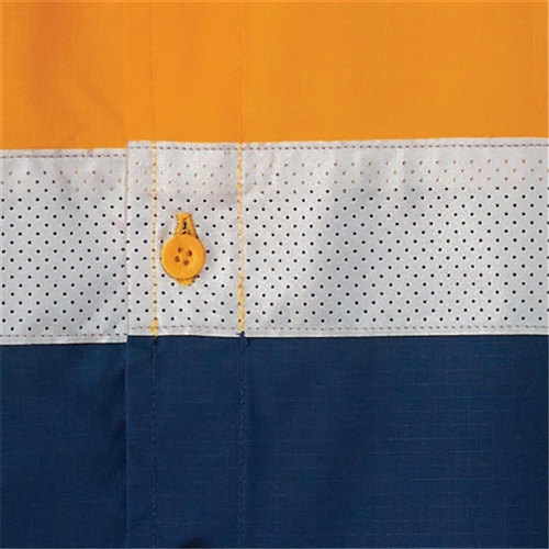 ELEVEN Workwear AeroCOOL Spliced Hi-Vis 3M™ 'Hoop' Taped L/S Shirt