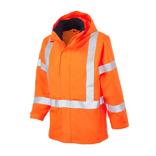 Kunparrka TTMC HI-Vis Hooded Taped Rain Jacket