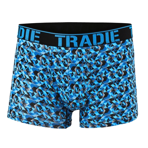 TRADIE Mens Work N Surf Trunk Digi Overload Large