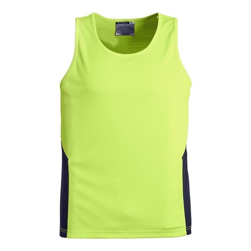 Syzmik Day Only Unisex Hi-Vis Squad Singlet 175gsm