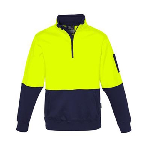 Syzmik Unisex Hi Vis Half Zip Pullover