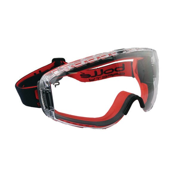 Bollé Safety Pilot 2 Fire Safety Goggles AS/AF Med Impact Clear Lens