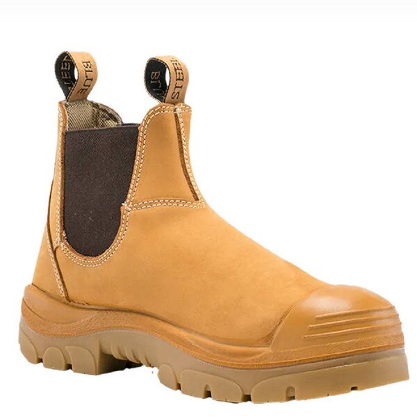 Hobart Elastic Pullon Work boot with bump cap