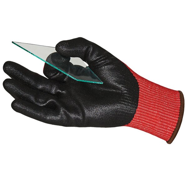 Blue Rapta 'CRUDE X5' Cut Resistant Flat Nitrile Palm Gloves BRX5CRU