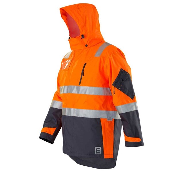 ELEVEN Workwear Spliced HiVis 3M™ Taped Waterproof Jacket