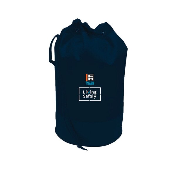 Legend Polyester Deep Duffel Bag With Fulton Hogan Living Safely Logos